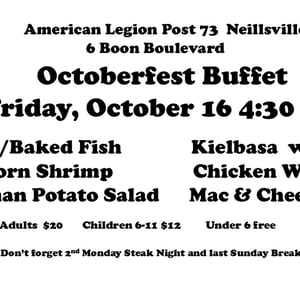 LEGION OCTOBERFEST BUFFET